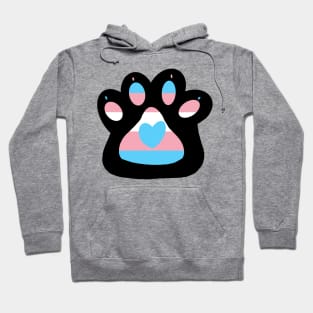 Transgender paw print Hoodie